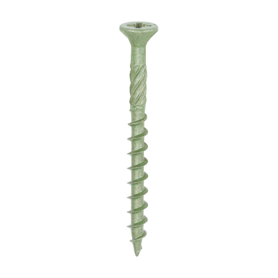 4.5x50 Pozi Countersunk Decking Screw Green Timco Pack 2000