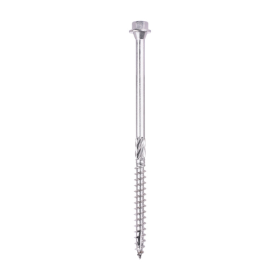 6.7x125 Hex Countersunk Timber Screw A4 Pack 25