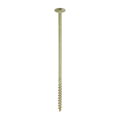 8.0x225 Torx Wafer Timber Screw Green Pack 50