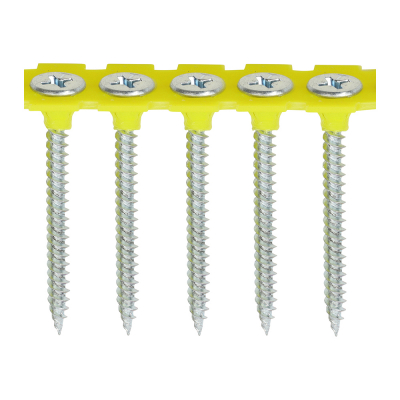 3.5x32 Collated Fine Phillips Bugle Drywall Screw Zinc Plated Pack 1000