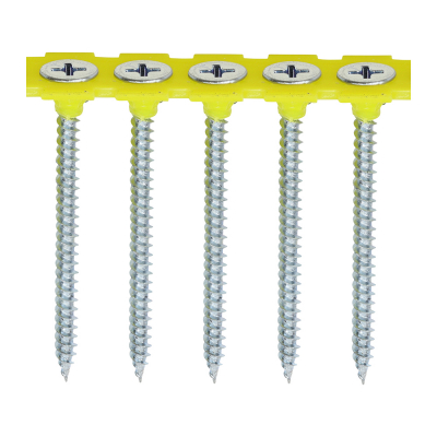 3.5x50 Collated Fine Phillips Bugle Drywall Screw Zinc Plated Pack 1000
