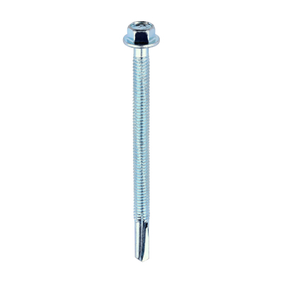 5.5x80 Hex Metal to Heavy Section Steel S/D Screw Zinc Pack 100