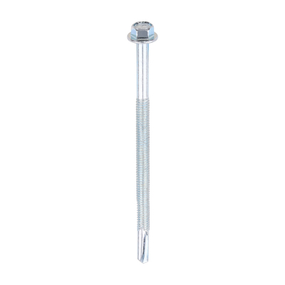 5.5x100 Hex Metal to Heavy Section Steel S/D Screw Zinc Pack 100