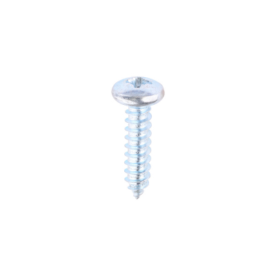 No10x3/4 Pozi Pan Ab Point Self Tapping Screw DIN 7981CZ Zinc Plated Pack 200