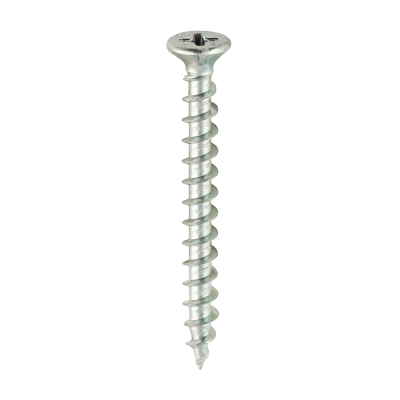 4.3x40 Unreinforced Frame Screw Zinc Plated Timco 200 Range Pack 1000