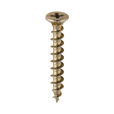 4.3x30 Unreinforced Frame Screw Zinc & Yellow Timco 200 Range Pack 1000