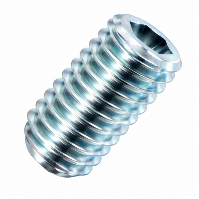 M20x50 Socket Setscrew Cup Point DIN 916 Zinc Plated Pack 50