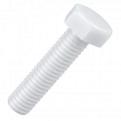 M5x30 Hex Setscrew DIN 933 Nylon Pack 200