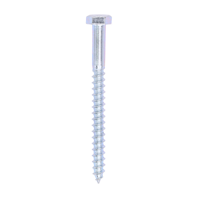 6x70 Coachscrew DIN 571 Zinc Plated Pack 200