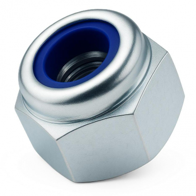 M8 Type P Nyloc Nut DIN 982 Zinc Plated Gr.10 Pack 1000