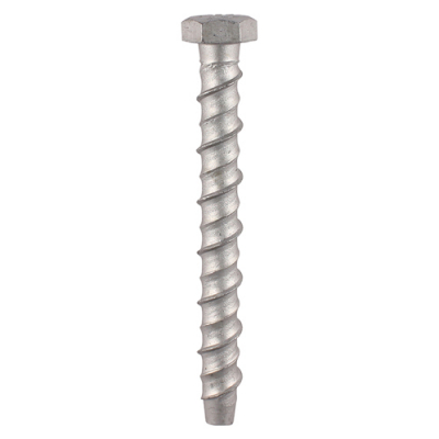 M8x60 Hex Masonry Bolt DIN 529 Silver ForgeFix Pack 10