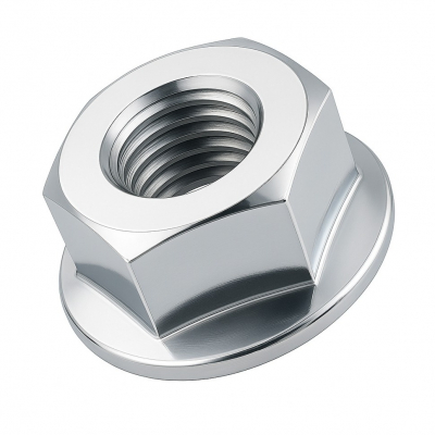 M10 Serrated Flanged Nut DIN 6923 A4 Pack 100
