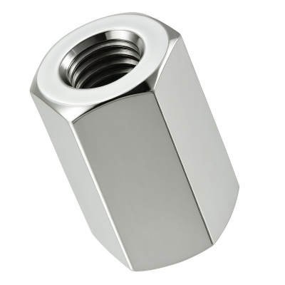 M10x30 Hex Connecting Nut DIN 6334 A4 Pack 100