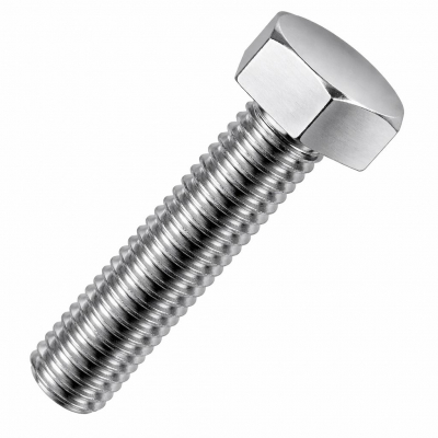 M2.5x5 Hex Setscrew DIN 933 A4 Pack 1000