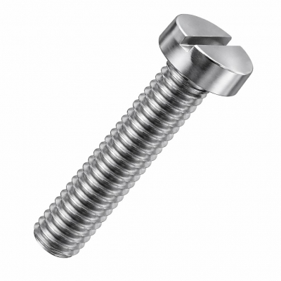 M1.0x10 Slotted Cheese Screw DIN 84 A2 Pack 500