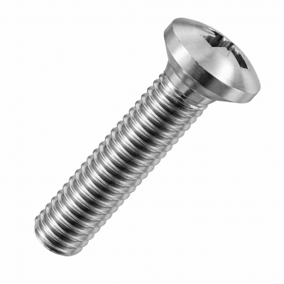 M6x95 Pozi Raised Countersunk Screw DIN 966 A4 Pack 100