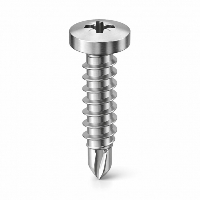 2.9x13 Pozi Pan Self Drilling Screw A2 Pack 1000