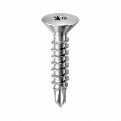 5.5x80 Pozi Countersunk Self Drilling Screw A4 Pack 200