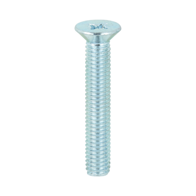 M5x30 Pozi Countersunk Screw DIN 965 Zinc Plated Pack 100