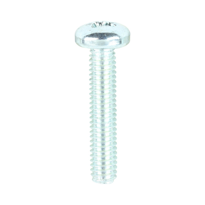 M4x20 Pozi Pan Screw DIN 7985 Zinc Plated Pack 100