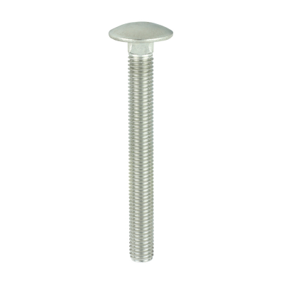 M12x110 Carriage Bolt DIN 603 A2 Pack 5