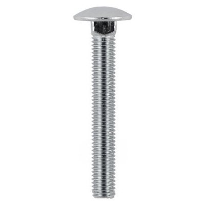 M6x25 Carriage Bolt DIN 603 A2 Pack 10