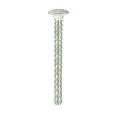 M10x110 Carriage Bolt DIN 603 A2 Pack 5