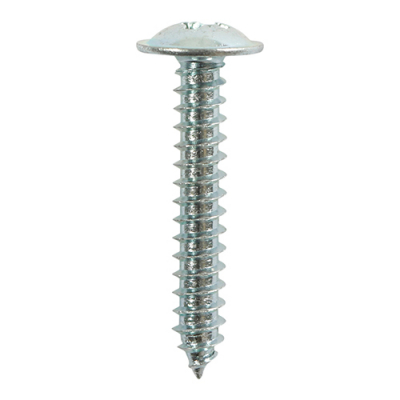No8x1 Pozi Countersunk Ab Point Self Tapping Screw DIN 7982CZ Zinc Plated Pack 12