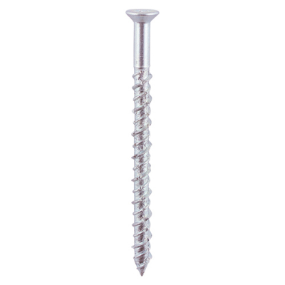6.0x80 Torx Countersunk Masonry Screw Zinc Plated Timco Pack 8