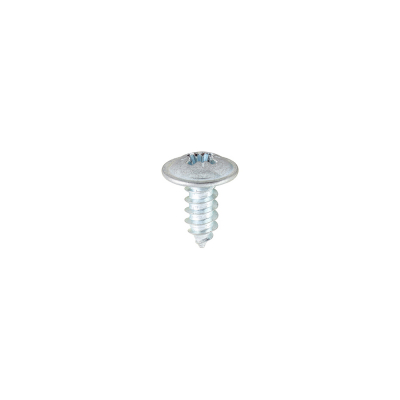 No8x3/8 Pozi Flange Ab Point Self Tapping Screw DIN 4174CZ Zinc Plated Pack 200