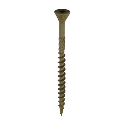 4.5x75 Torx Countersunk Decking Green Screw Timco C2 Range Pack 120