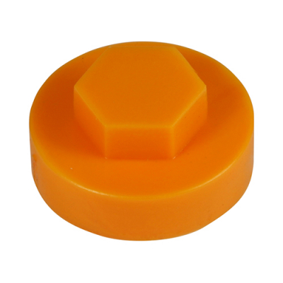 16 Hex Head Cover Cap Tangerine Pack 1000
