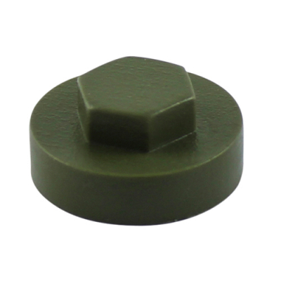 16 Hex Head Cover Cap Olive Green Pack 1000