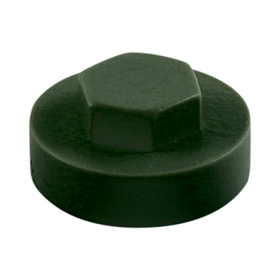 16 Hex Head Cover Cap Juniper Green Pack 1000