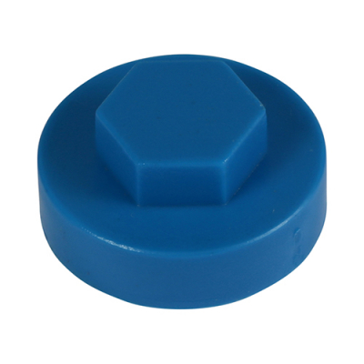 16 Hex Head Cover Cap Solent Blue Pack 1000