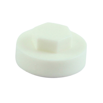 19 Hex Head Cover Cap White Pack 1000