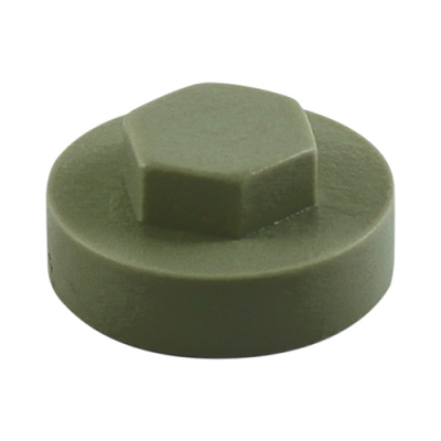 19 Hex Head Cover Cap Svelte Grey Pack 1000