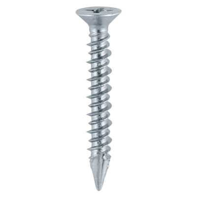 4.3x40 Unreinforced Frame Screw Zinc Plated Timco 100 Range Pack 1000
