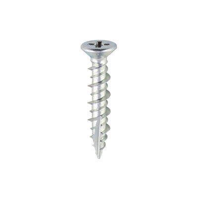 4.8x25 Unreinforced Frame Screw Zinc Plated Timco 100 Range Pack 1000