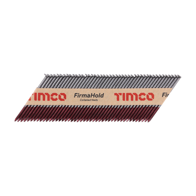 2.8x63 Collated Clipped Angled Ring Nail Bright Mild Steel Timco FirmaHold Pack 3300
