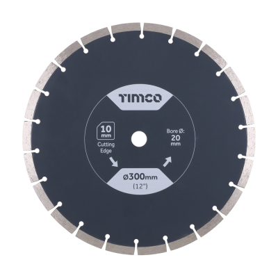 300x20.0 General Purpose Segmented Diamond Disc Cutter Blade
