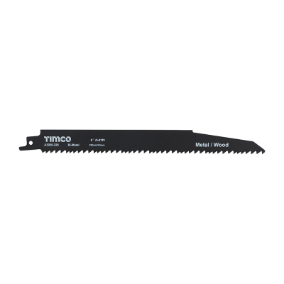 Reciprocating Saw Blade Wood/Nails Rough/Course Straight Cut <250mm Pack 5