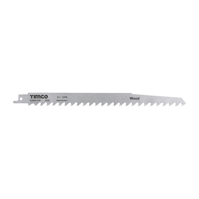 Reciprocating Saw Blade Green/Damp Wood S1542K Fast/Medium Straight Cut 15-190mm Pack 5