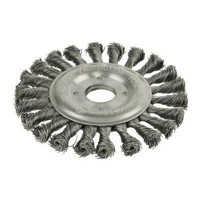 125mm (22mm) Angle Grinder Twisted Knot Steel Wire Wheel Brush