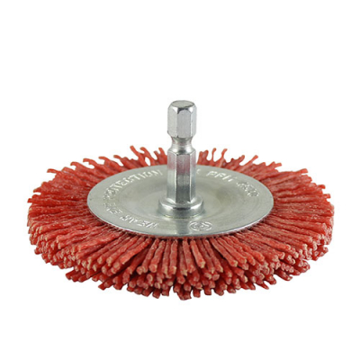 75 Drill Nylon Wheel Brush Timco Ea