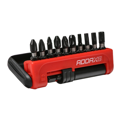 Impact Driver Bit Set X6 Addax Pack 11