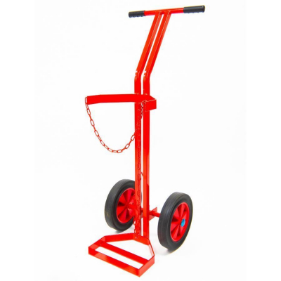 Single Heavy Duty Cylinder Trolley 12" Wheel