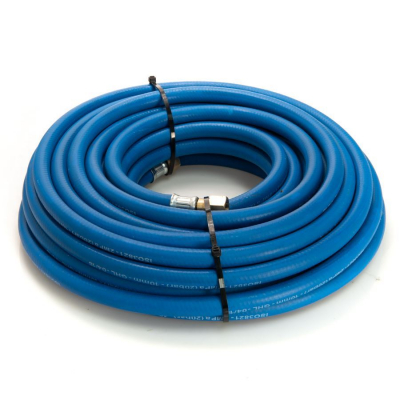 6mm Oxygen Hose 20Mtr 1/4" Check Valve Blue