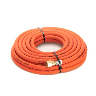 6mm Propane Hose 20Mtr 1/4Inch Check Valve Orange