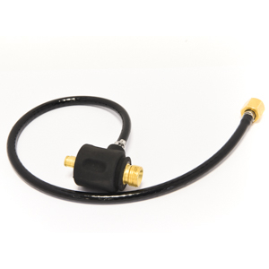 TIG Dinse 16-25mm² Connector 3/8Bsp Power Connection x 1/4Bsp Hose Connection 0.5 Metre